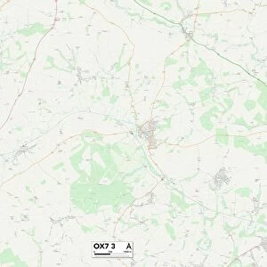 West Oxfordshire OX7 3 Map