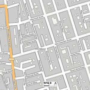 Westminster W1G 8 Map