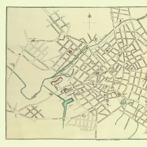 Old Map of Birmingham 1795 by C. Pye