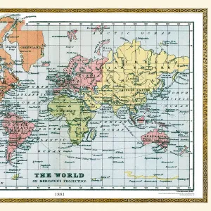 World Map Art Prints: Romania
