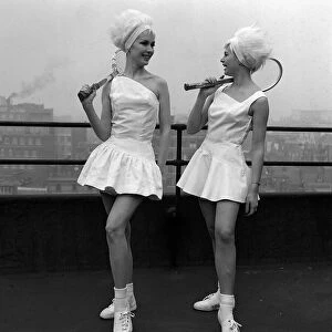 1960s Fashion Clothing January 1963 Teddy Tinling Fashion - Jacqueline Perrin