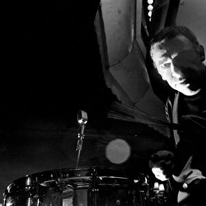 1960s Jazz performer Buddy Rich, Drummer on kit