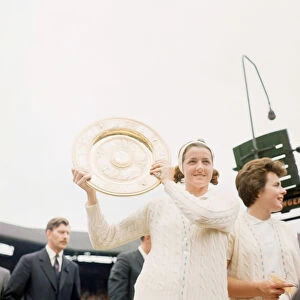 1963 Wimbledon Championships - Womens Singles. First-seeded Margaret Smith defeated