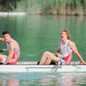 1992 Olympic Games in Barcelona, Spain. Rowing. The Searle brothers