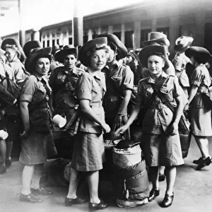 A. T. S. draft arrives in Nairobi. February 13th 1944