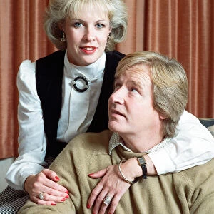 Actor William Roache with his wife Sarah Roache. 1st November 1989