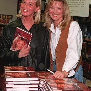 Actress Gillian Taylforth With Helen At Her Book Launch At Waterstones Charing Cross