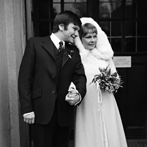 Actress Judi Dench marries actor Michael Williams at St Marys Catholic Church