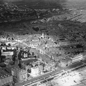 Aerial view of Eastbourne. Local Caption These are rough scans