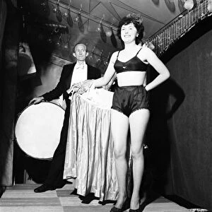 Albert and Elsie Price seen here on stage performing "Striptease"