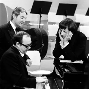 Andre Previn with Ernie Wise & Eric Morecambe for 1971 Morecambe & Wise christmas