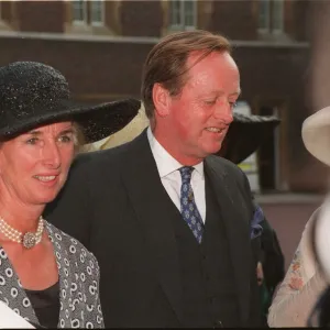 ANDREW PARKER-BOWLES AT THE WEDDING OF ARABELLA COBBOLD AND WILLIAM