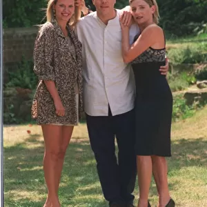 ANNIKA RICE, MICHELLE COLLINS & MICHAEL FRENCH AT A BBC TV LAUNCH 03 / 08 / 1995
