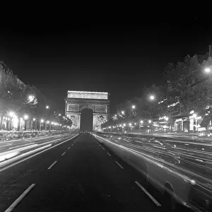 Arc de Triomph in Paris, France - Jun 1965