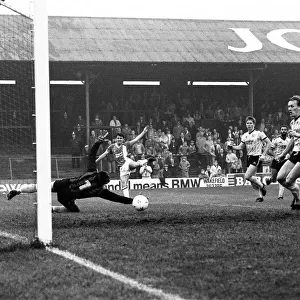 Barnsley 5 v Stoke 2. league match, Saturday 31st October 1987