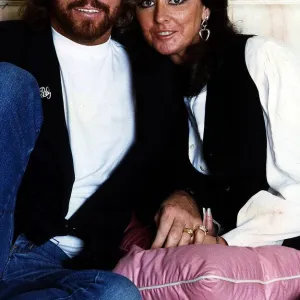 Barry Gibb former Bee Gees with wife Linda