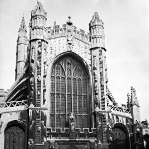 Bath Abbey, Somerset. Circa 1939