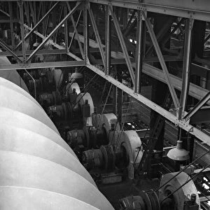 Battersea Power Station, London. 17th January 1934