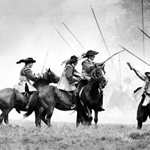 Battle re-enactments - The Roundheads and Cavaliers battle it out at Ford Castle in