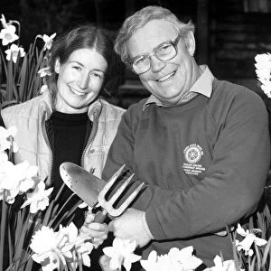 BeachGrove Gardeners Carol Baxter and Jim McColl seen in April 1988