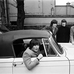 The Beatles February 1965 John Lennon passes his driving test