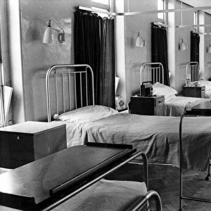 Empty beds in Ward 27 at the Newcastle General Hospital. Circa 1982