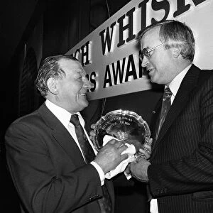 Bells Scotch Whisky Football Managers Awards. Leicester City manager Jock Wallace who won