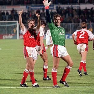 Benfica v Arsenal 1991 European Cup Paul Merson and David Seaman