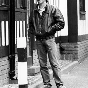 Birmingham City footballer Robert Hopkins. October 1985