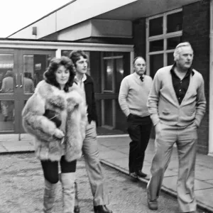 Former Birmingham City footballer Trevor Francis with his wife accompanied by his new