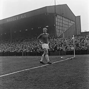 Bobby Charlton, pictured during the Bolton Wanderers verses Manchester United match at