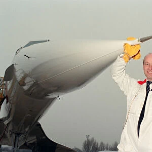 British Airways Concorde 20th Birthday is celebrated at Heathrow Airport