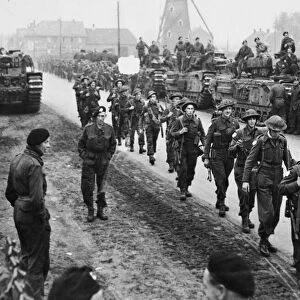 British forces assault on Tilburg. Scenes near Tilburg