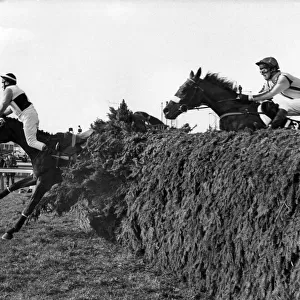 C. Kemball first over and unsaddled at the Chair on Freddie Bee in the 1984 Grand