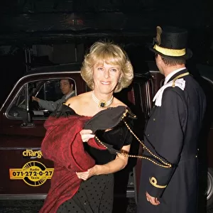 Camilla Parker Bowles arrives at the Ritz for her dinner with Prince Charles