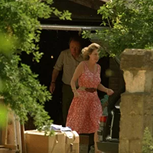 Camilla Parker Bowles and her ex husband Andrew Parker Bowles moved their belongings out