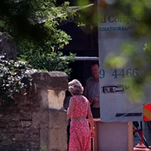 Camilla Parker Bowles prepares to move from her home Middlewick House with the help of