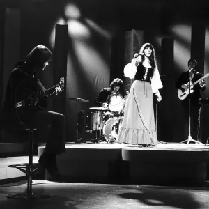 The Carpenters singing for a show on BBC TV, they are topping the charts with the song