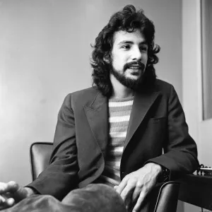 Cat Stevens pictured in the Sunday Mirror offices. 24th July 1970