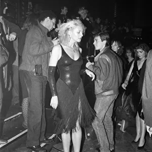 Celebrities at the opening of The London Hippodrome nightclub. 17th November 1983
