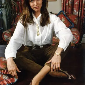 Cherie Lunghie Actress At Home In Chelsea A©Mirrorpix