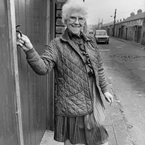 Cissie Charlton, mother of Bobby and Jack Charlton pictured in the North East of