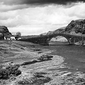 The Clachan Bridge, which joins the island of Seil to the Scottish mainland