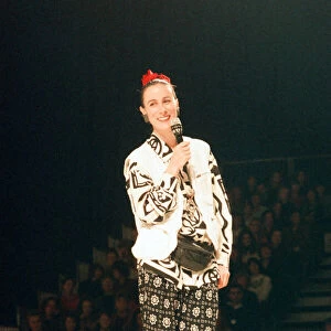 Clothes Show Live, Caryn Franklin of BBCs The Clothes Show on the catwalk at