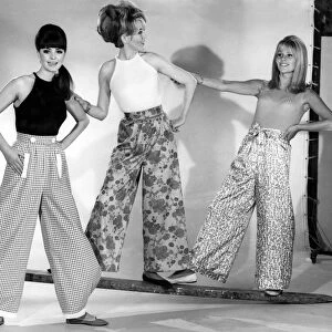 Clothing Fashion 1966: L to R, Janice Graye, Delia Freeman and Barbara Ray