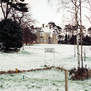 Cold snap hits Ormesby Bank, Middlesbrough, 28th February 1993. Upsall Hall Rural Centre