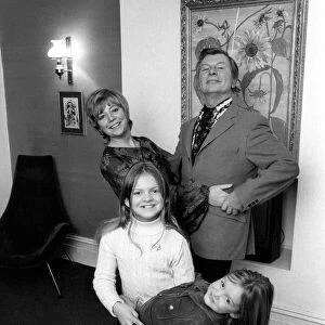 Comedian / Humour: Clive Dunne and family. Clive Dunne at home with his wife, Priscilla