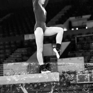 Competitors in the "Champions All"Gymnastics competition at Wembley