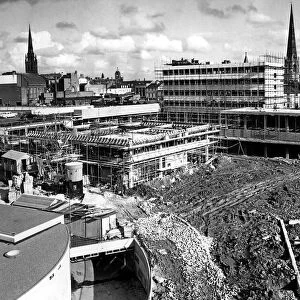 The continuing redevelopment of Coventrys city centre