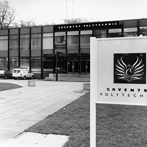 Coventry Polytechnic Building, 1st April 1989